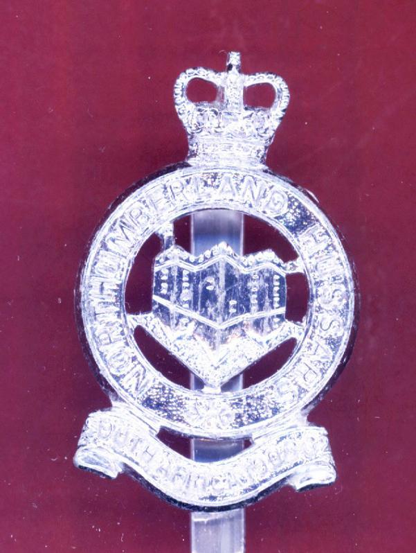 Northumberland Hussars Yeomanry staybright capbadge