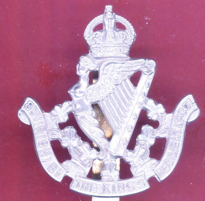 8th (Irish) Bn. King's Liverpool Regt. OR's cap badge