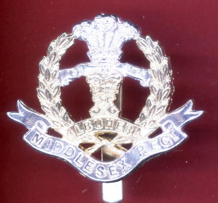 Middlesex Regiment staybright cap badge