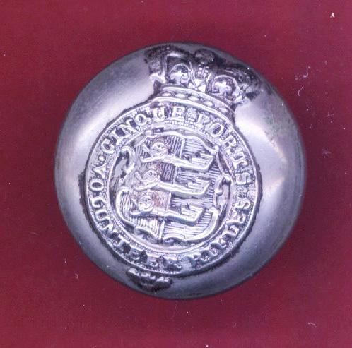 Cinque Ports Volunteer Rifles Victorian button