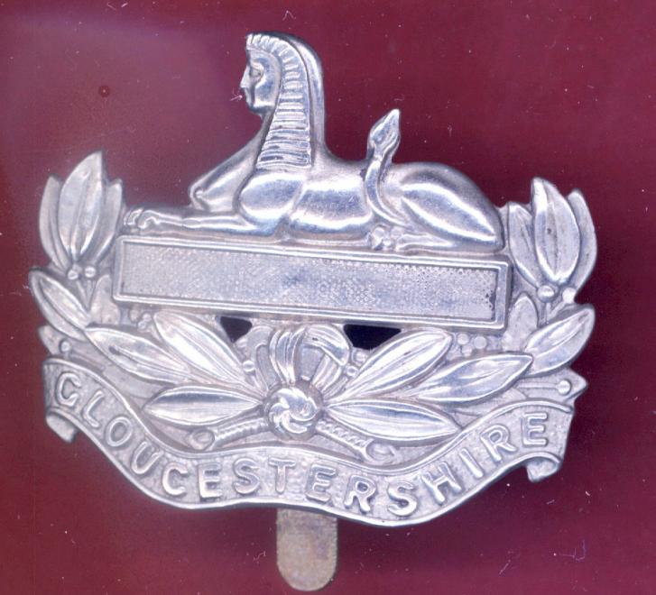 5th & 6th Bn. The Gloucestershire Regiment WW1 OR's cap badge