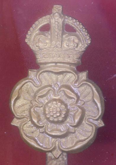 Yorkshire Dragoons Yeomanry WW1 OR's cap badge