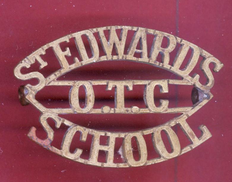 ST. EDWARD'S / OTC / SCHOOL shoulder title