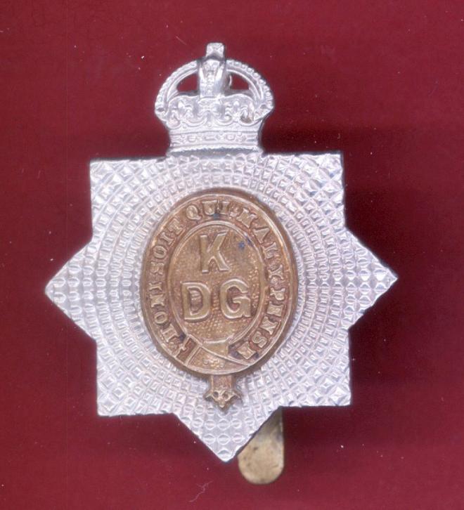 1st King's Dragoon Guards WW1 OR's cap badge