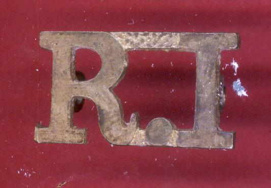 R.I. Royal Irish Regiment WW1 Officer's shoulder title