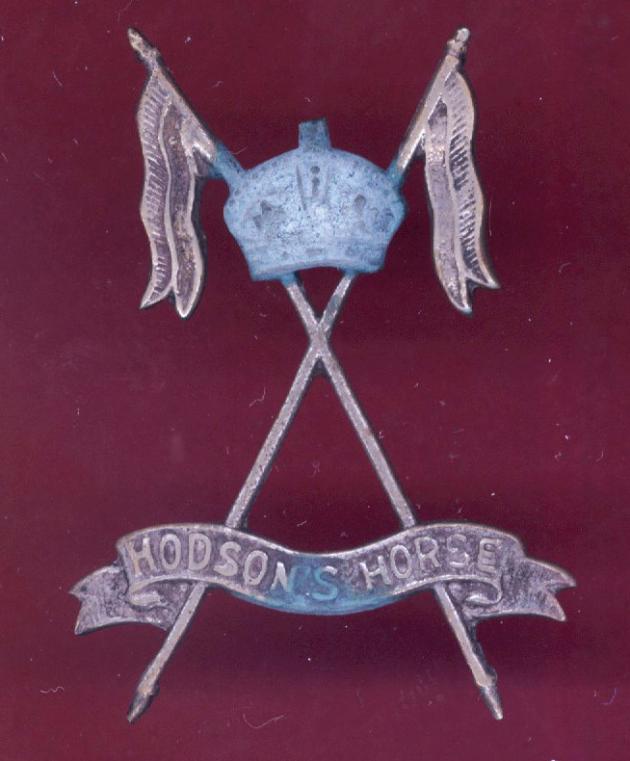 Indian Army Hodson's Horse head-dress / helmet badge