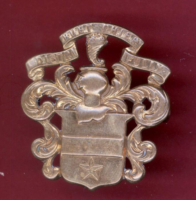 Scottish. George Herriot School, Edinburgh OTC cap badge