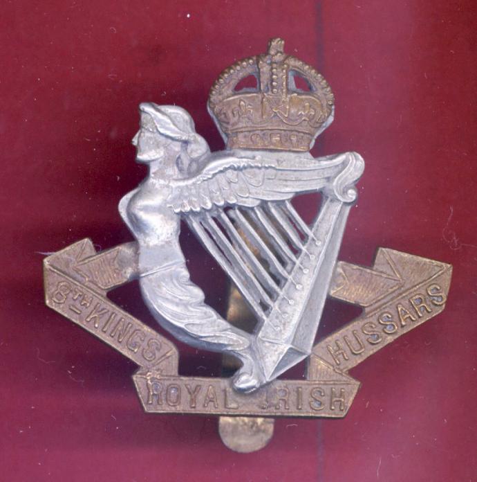 8th King's Royal Irish Hussars OR's cap badge