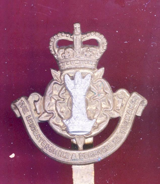 Leicestershire & Derbyshire Yeomanry  cap badge