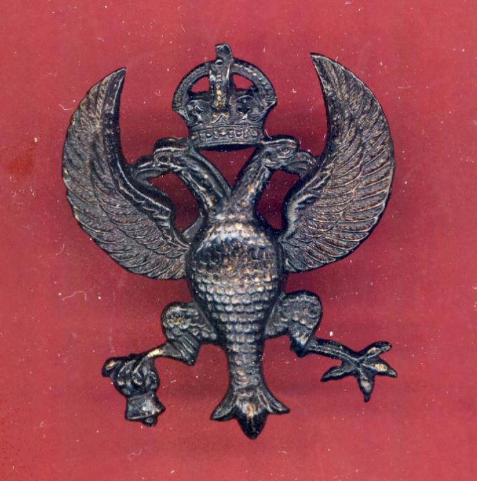 Scottish The Lanarkshire Yeomanry Officer's beret badge