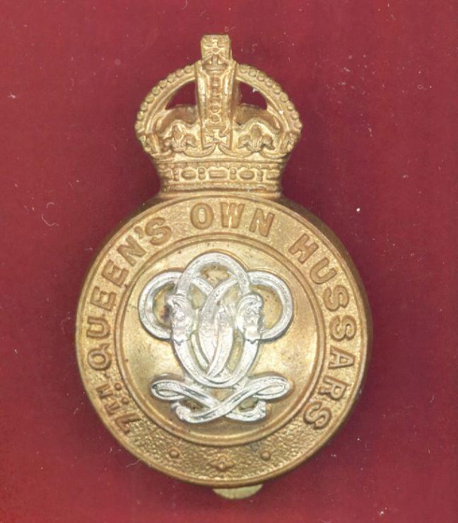 7th Queen's Own Hussars OR's cap badge