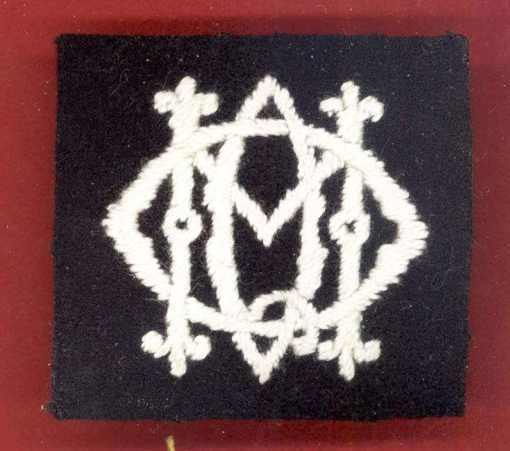 13th/18th Royal Hussars ,Queen Mary's Own NCO's bullion arm badge