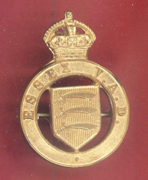 Essex VAD WW1 cap badge