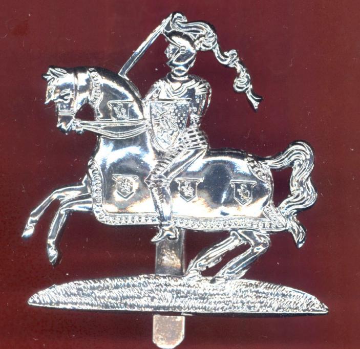 Fife & Forfar Yeomanry staybright cap badge