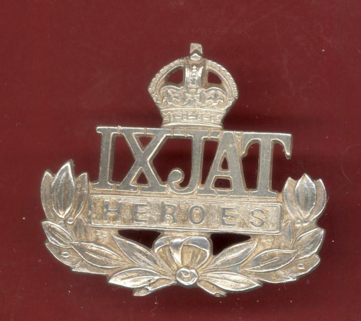 Indian Army 9th Jat Regiment pagri badge