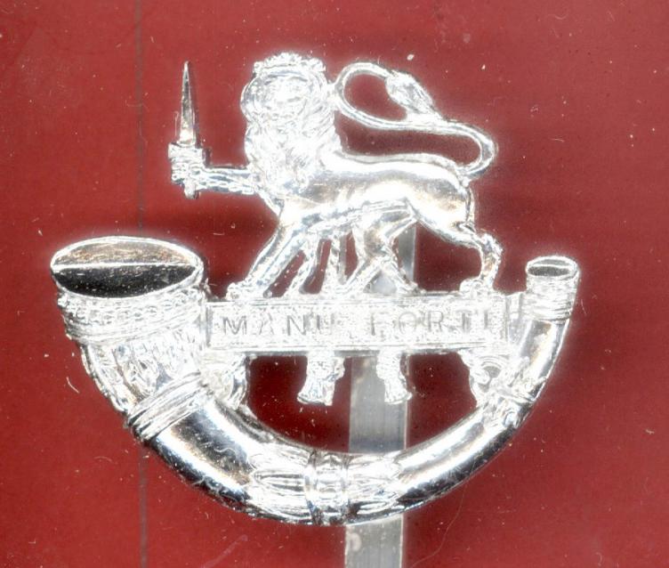 Herefordshire Light Infantry staybright cap badge