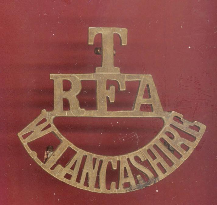 T / RFA / W.LANCASHIRE shoulder title