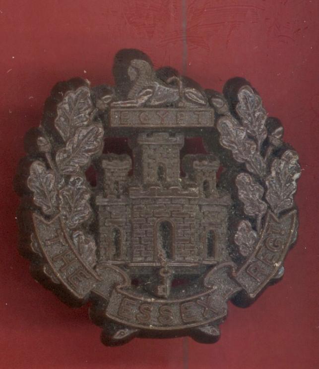 The Essex Regiment. WW2 plastic economy cap badge