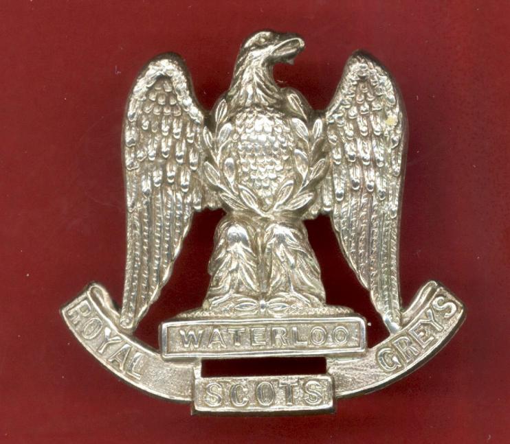 Scottish Royal Scots Greys OR's W/M cap badge