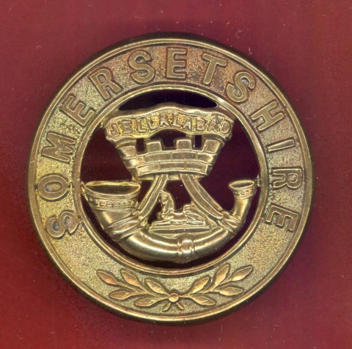 Somerset Light Infantry Regiment Victorian helmet plate centre