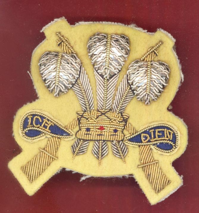 3rd/6th Carabiniers POW Dragoon Guards NCO's bullion arm badge