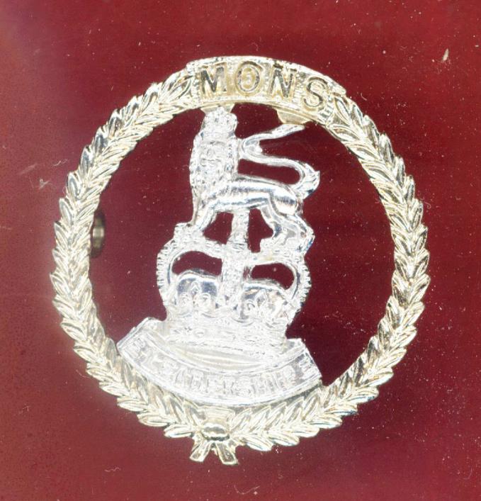 Mons Officer Cadet School staybright cap badge