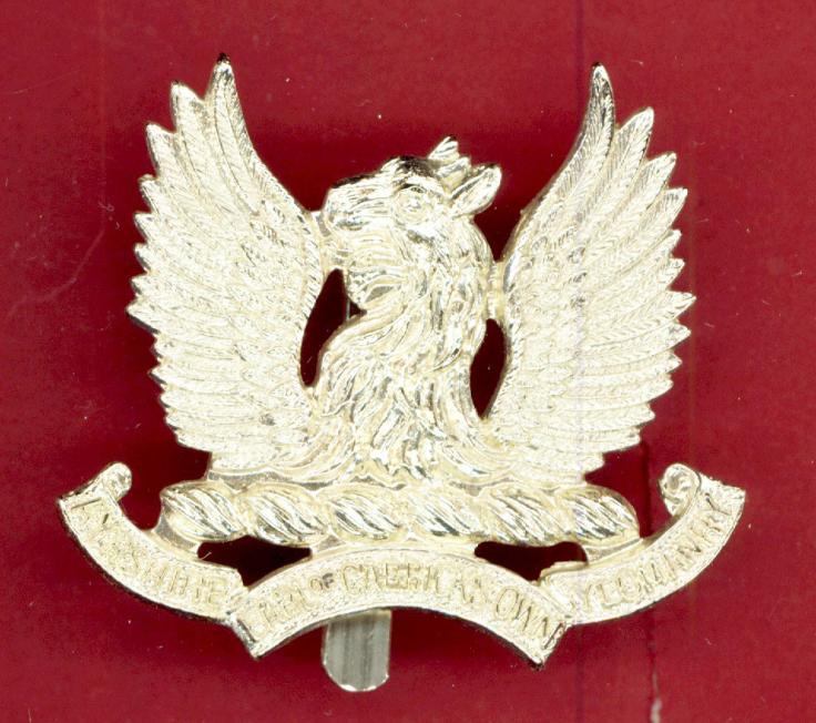 Scottish Ayrshire (Earl of Carrick's Own) Yeomanry OR's staybright cap badge