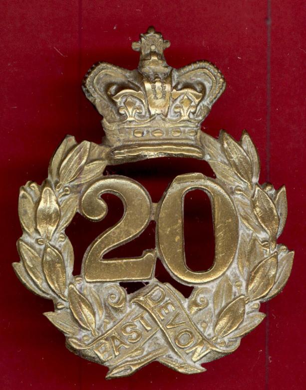 20th East Devon Regiment of Foot Victorian OR's glengarry badge