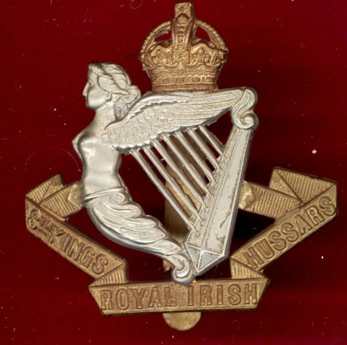 8th King's Royal Irish Hussars OR's cap badge