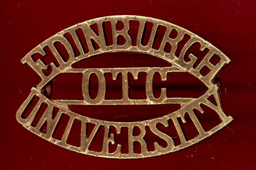 EDINBURGH / OTC / UNIVERSITY shoulder title