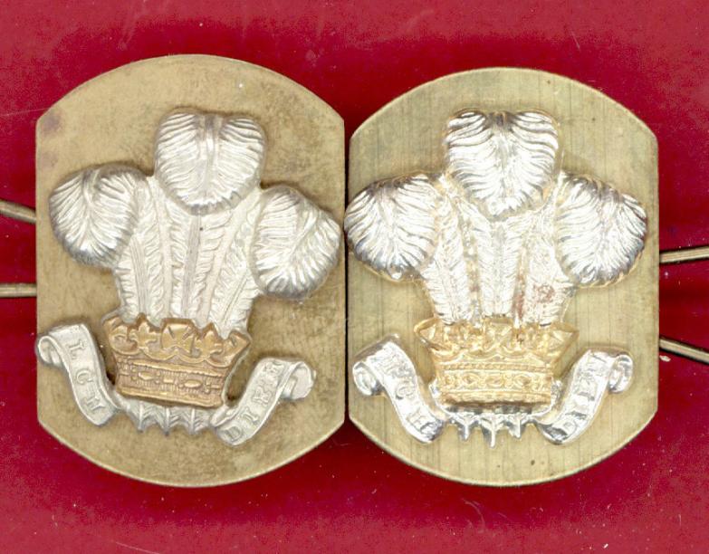 Cheshire Yeomanry Earl of Chester's collar badges