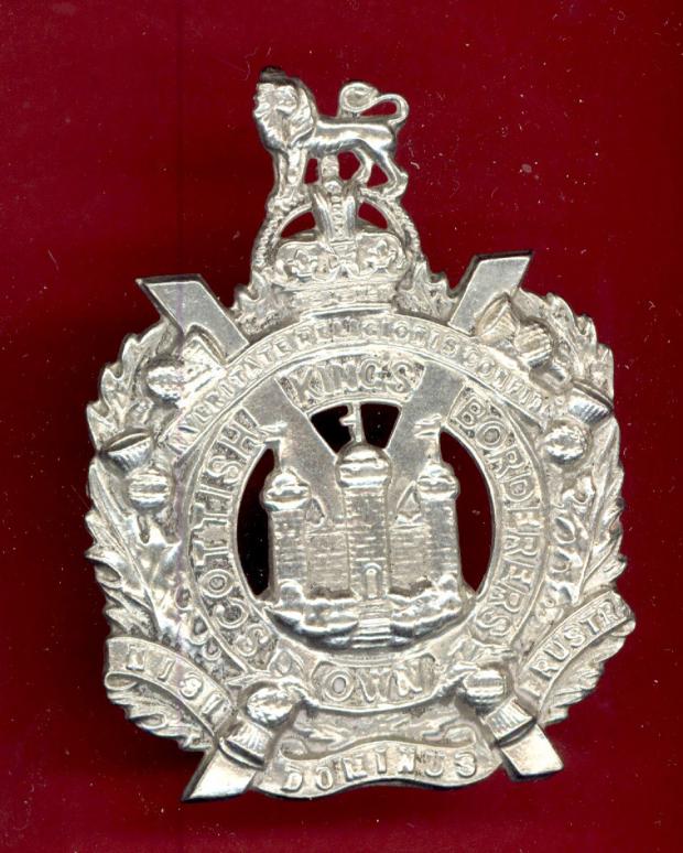 King's Own Scottish Borderers WW1 glengarry badge