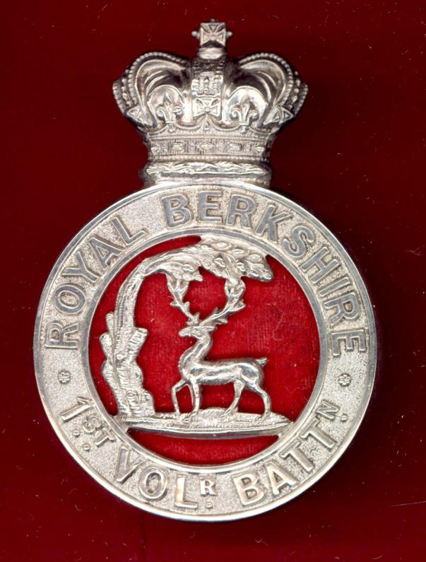 1st VB Royal Berkshire Regiment Victorian glengarry badge