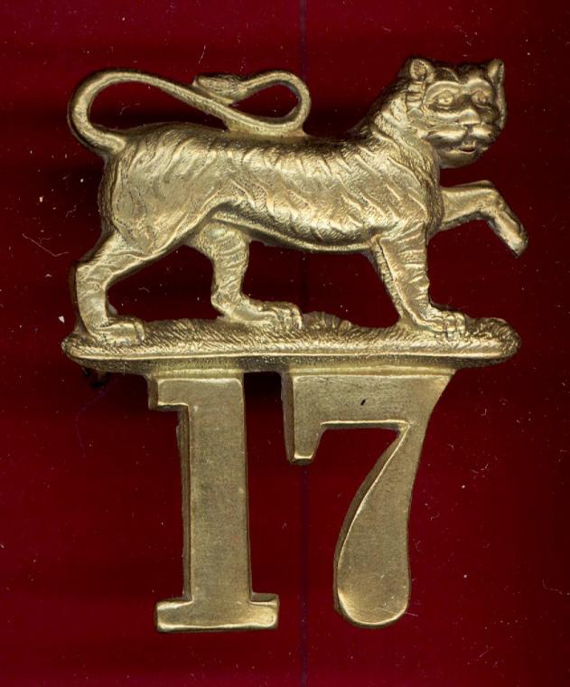 17th Leicestershire Regiment of Foot Victorian OR's glengarry badge