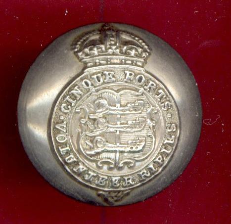 Cinque Ports Volunteer Rifles Victorian button