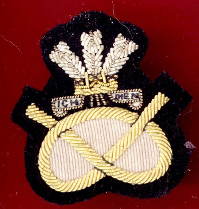 The Staffordshire Regiment Officer’s bullion beret badge