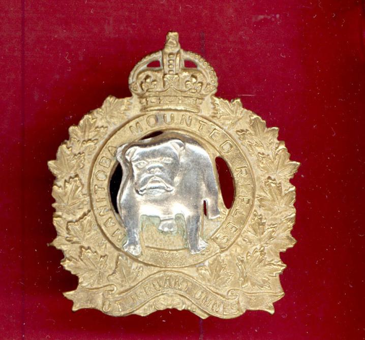 Canadian Manitoba Mounted Rifles cap badge