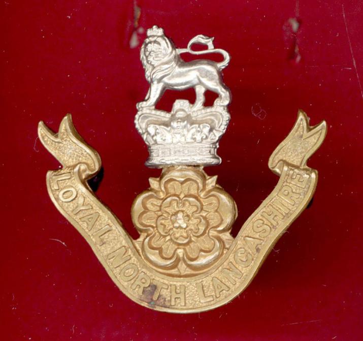 Loyal North Lancashire Regiment Victorian OR's cap badge circa 1896-1901.