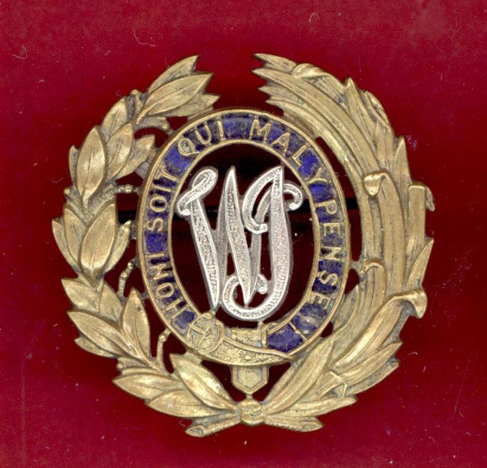 West India Regiment Officer's helmet / pagri badge