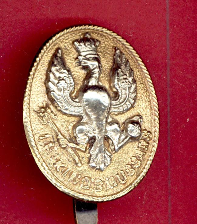 14th King's Hussars WW1 OR's cap badge