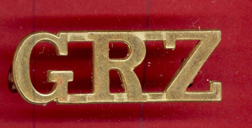 G.R.Z. Unknown shoulder title