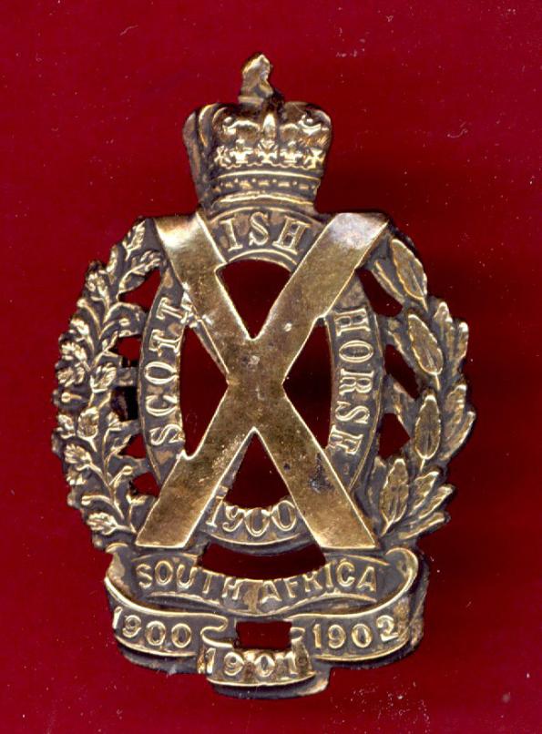 Scottish Horse Yeomanry bronze cap badge