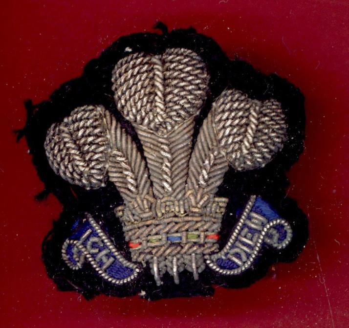 12th Royal Lancers (Prince of Wales's) NCO's bullion Rank badge