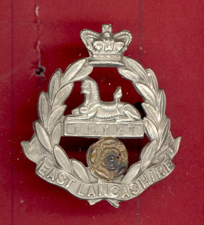 The East Lancashire Regiment Victorian cap badge