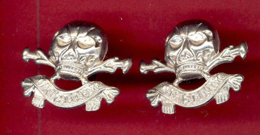 17th/21st Lancers OR's collar badges