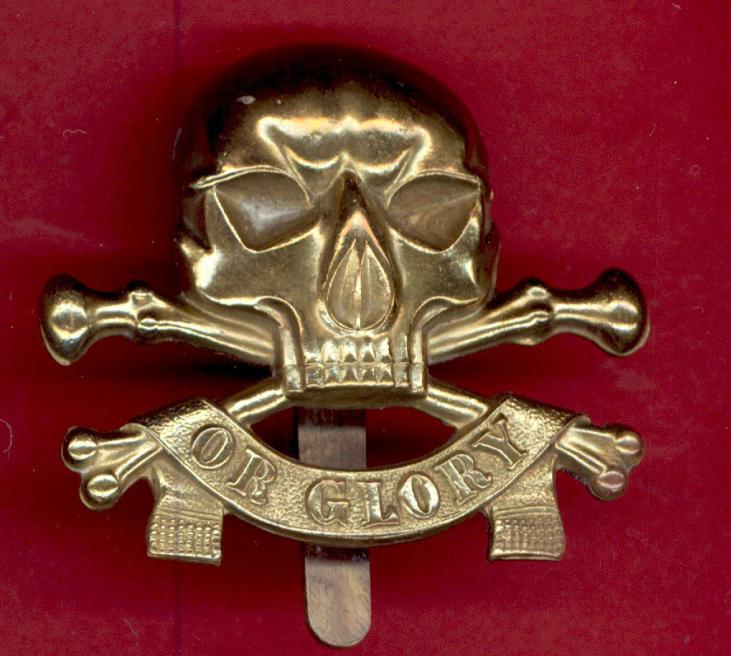 17th Lancers ,Duke of Cambridge's Own WW1 Economy issue OR's cap badge