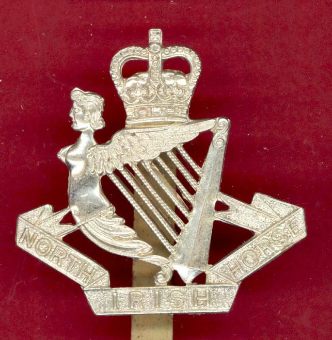 North Irish Horse OR's dress cap badge