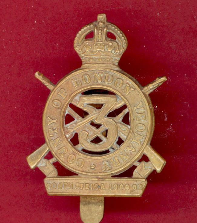 3rd County of London Yeomanry (Sharpshooters)WW1 OR's cap badge