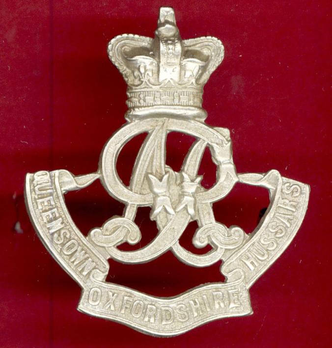 Queen's Own Oxfordshire Hussars OR's cap badge