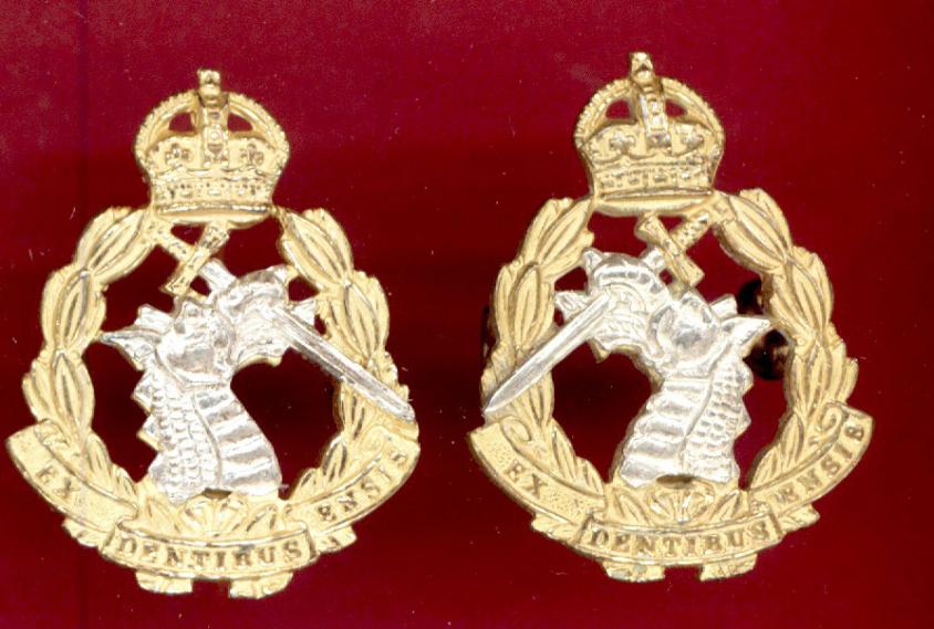 Royal Army Dental Corps Officer's dress collar badges